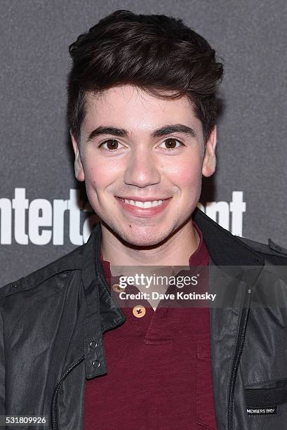 Noah Galvin attends the Entertainment Weekly & People Upfronts party 2016 at Cedar Lake on May 16, 2016 in New York City.