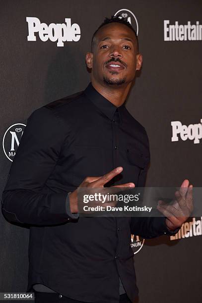 Marlon Wayans attends the Entertainment Weekly & People Upfronts party 2016 at Cedar Lake on May 16, 2016 in New York City.