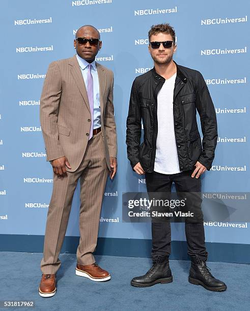 Actors Omar Epps and Ryan Phillippe attends the NBCUniversal 2016 Upfront Presentation on May 16, 2016 in New York, New York.