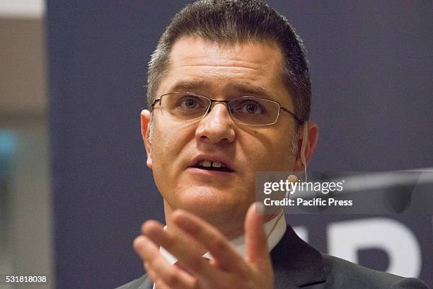 Vuk Jeremic speaks at the International Peace Institute. Former Serbian Minister of Foreign Affairs and past President of the United Nations 67th...