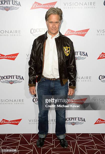 Actor Whip Hubley attends Cockpit USA & Budweiser Private 30th Anniversary Screening Of "Top Gun" at The London Hotel on May 16, 2016 in West...