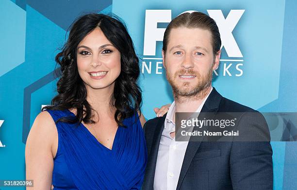 Actors Morena Baccarin and Ben McKenzie attend the 2016 Fox Upfront at Wollman Rink, Central Park on May 16, 2016 in New York City.