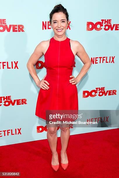 Actress Marguerite Moreau attends the Premiere of Netflix's "The Do Over" at the Regal LA Live Stadium 14 on May 16, 2016 in Los Angeles, California.
