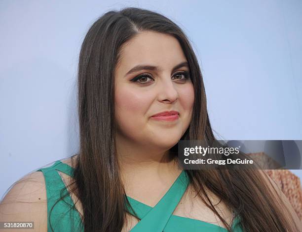 Actress Beanie Feldstein arrives at the premiere of Universal Pictures' "Neighbors 2: Sorority Rising" on May 16, 2016 in Westwood, California.