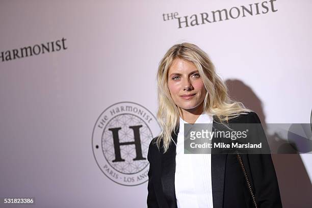 Melanie Laurent attends The Harmonist Cocktail Party during The 69th Annual Cannes Film Festival at Plage du Grand Hyatt on May 16, 2016 in Cannes.