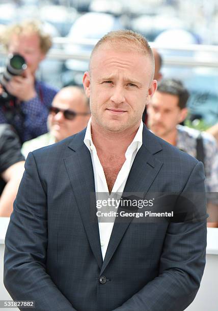 Ben Foster attends the 'Hell Or High Water' Photocall during the 69th Annual Cannes Film Festival on May 16, 2016 in Cannes, France.