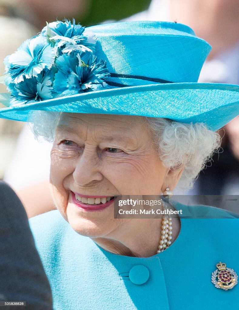 The Queen Attends The Duke Of Lancaster's Regimental Memorial Dedication