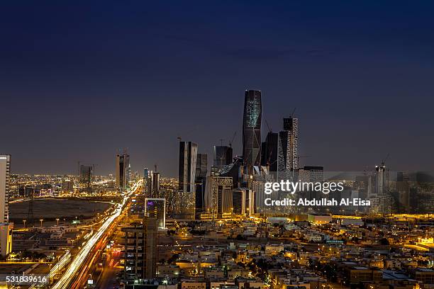 riyadh southern cityscape - riyadh stock pictures, royalty-free photos & images