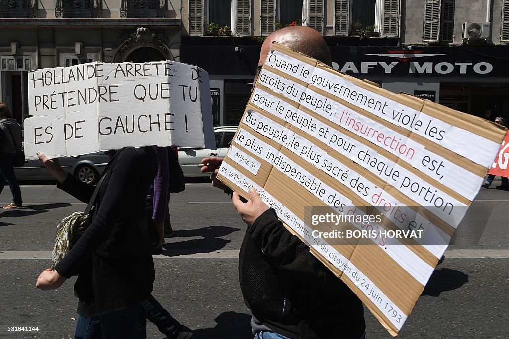 FRANCE-POLITICS-LABOUR-PROTEST