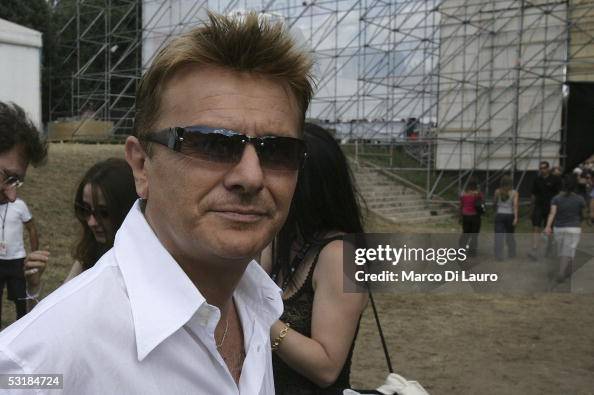 Ron Singer/actor Italian singer Ron poses backstage at