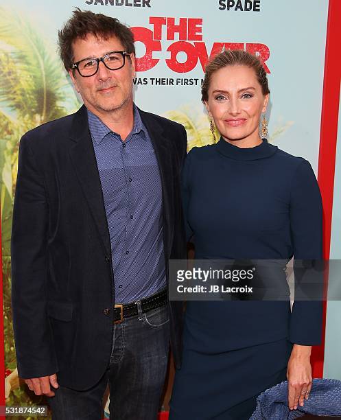Steven Brill; Ruthanna Hopper attend the premiere of Netflix's 'The Do Over' at Regal LA Live Stadium 14 on May 16, 2016 in Los Angeles, California.