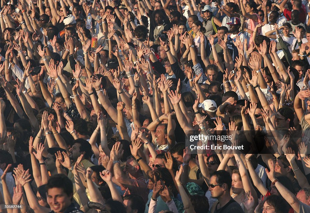 Live 8 Paris - Stage