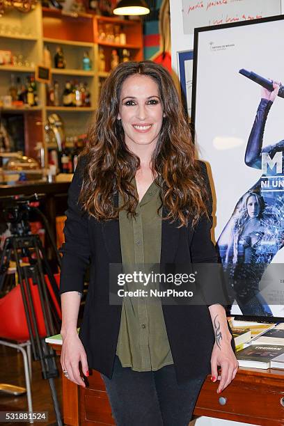The MALU singer attends the presentation of the documentary &quot;Mal, Not One Step Back&quot; in Madrid, Spain, on May 17, 2016.