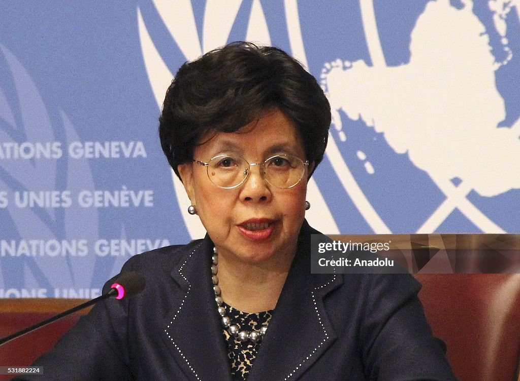Director-General of the World Health Organization, Margaret Chan...