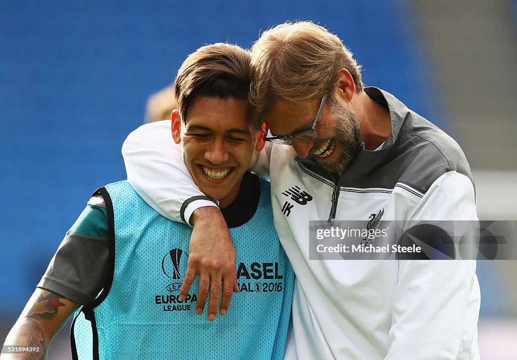 Liverpool Training Session - UEFA Europa League Final