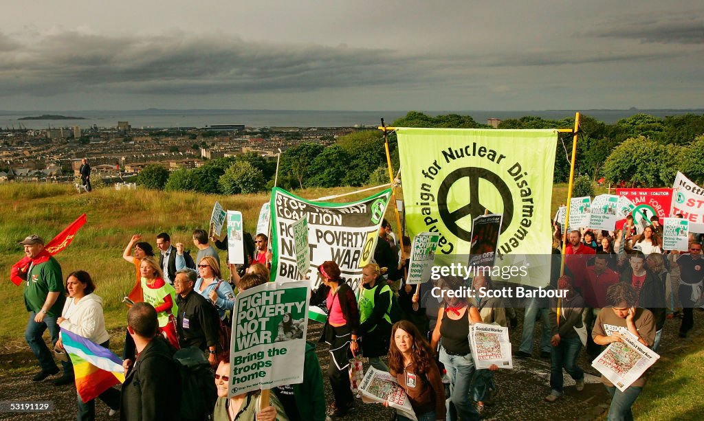 Campaigners Join The Stop The War Coalition March