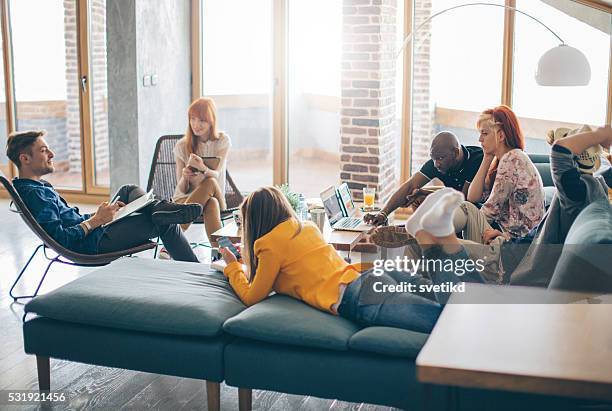 working and playing under one roof - halls-of-residence stock pictures, royalty-free photos & images