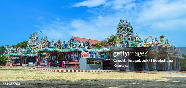 naga pooshani amman kovil - jaffna stock pictures, royalty-free photos & images