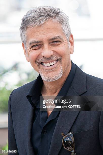 George Clooney attends the 'Money Monster' Photocall during the 69th annual Cannes Film Festival on May 12, 2016 in Cannes, France.