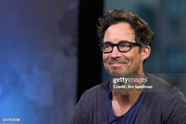 Actor Tom Cavanagh visits AOL Buildat AOL on May 17, 2016 in New York City.