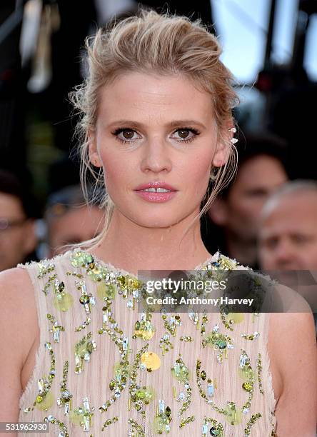 Lara Stone attends the screening of 'Julieta' at the annual 69th Cannes Film Festival at Palais des Festivals on May 17, 2016 in Cannes, France.