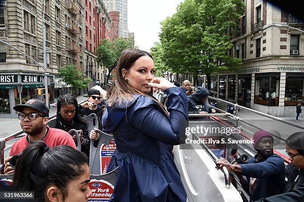 Angie Martinez Ride Of Fame ride with "My Voice" at Bryant Park on May 17, 2016 in New York City.