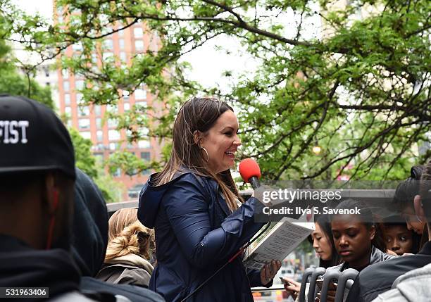 Angie Martinez Ride Of Fame ride with "My Voice" at Bryant Park on May 17, 2016 in New York City.