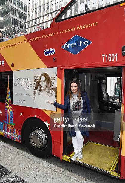 Angie Martinez Ride Of Fame ride with "My Voice" at Bryant Park on May 17, 2016 in New York City.