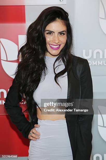 Jessica Cediel is seen arriving at Univision's UpFront 2016 at Gotham Hall on May 17, 2016 in New York, New York.