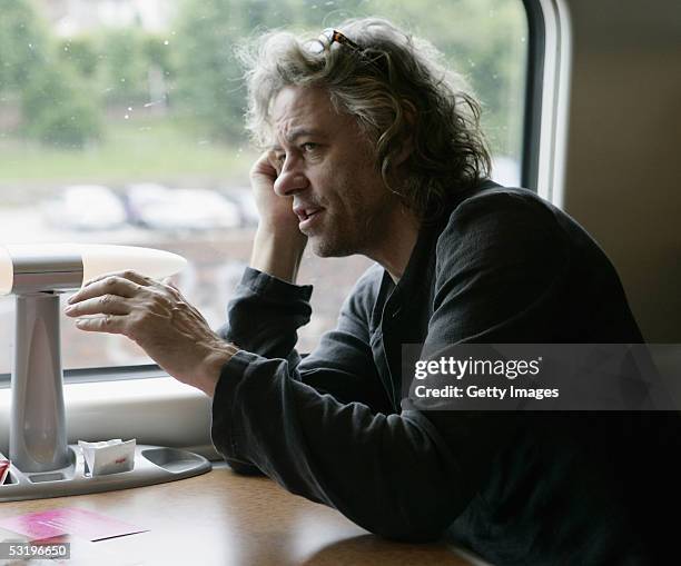 Sir Bob Geldof Heads To Scotland For G8 Summit Photos and Premium High
