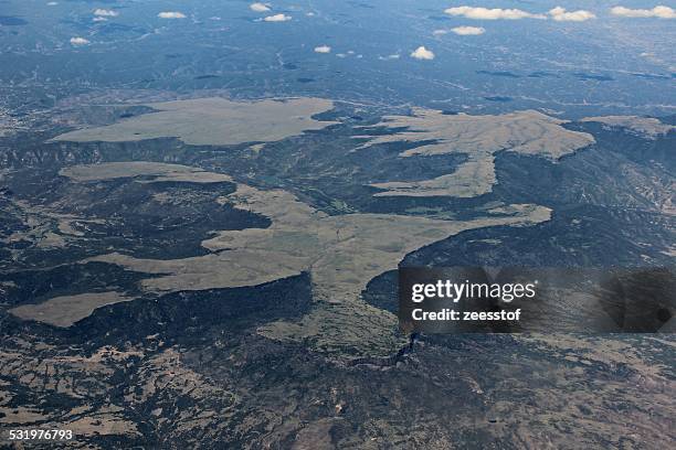 horseshoe mesa and raton - zeesstof stock pictures, royalty-free photos & images