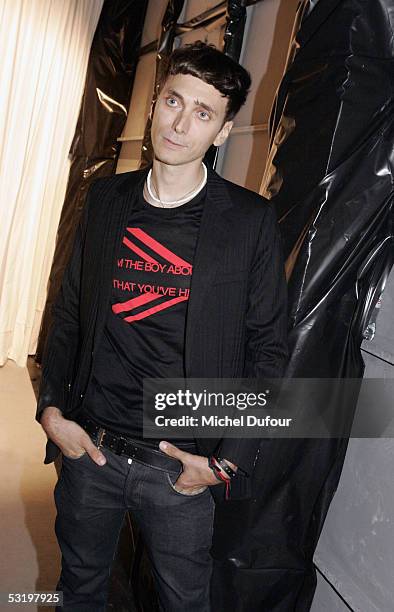 Hedi Slimane Fashion Designer Photos and Premium High Res Pictures ...