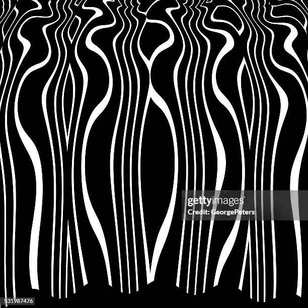 tall vertical wavy striped pattern background - s shape river stock illustrations