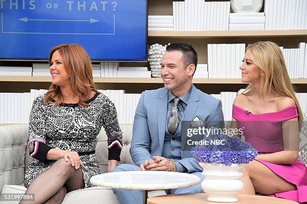 NBCUniversal Upfront in New York City on Monday, May 16, 2016" -- Pictured: Maria Celeste Arraras, "Al Rojo Vivo" & "Noticiero Telemundo" on...