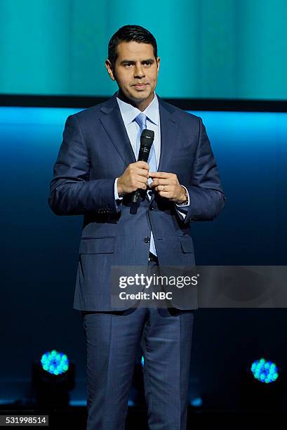 NBCUniversal Upfront in New York City on Monday, May 16, 2016" -- Pictured: Cesar Conde, Chairman, NBCUniversal International Group and NBCUniversal...