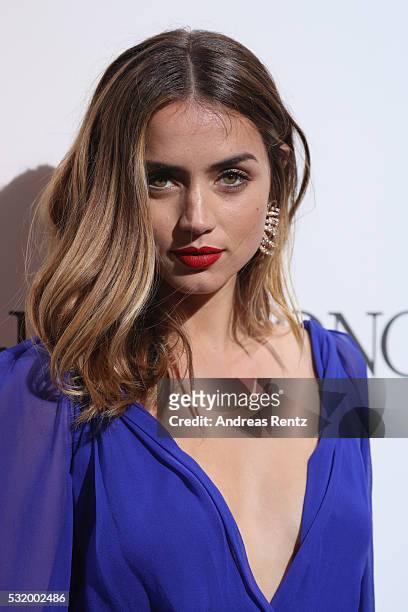 Ana de Armas attends the De Grisogono Party during the annual 69th Cannes Film Festival at Hotel du Cap-Eden-Roc on May 17, 2016 in Cap d'Antibes,...