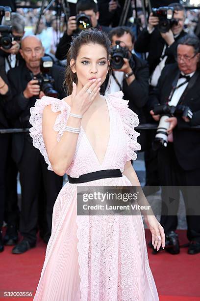 Barbara Palvin attends the 'Julieta' premiere during the 69th annual Cannes Film Festival at the Palais des Festivals on May 17, 2016 in Cannes, .