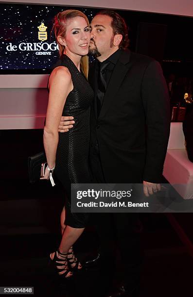 Claudine Jakubowicz and Jonathan Jakubowicz attend the de Grisogono party during the 69th Cannes Film Festival at Hotel du Cap-Eden-Roc on May 17,...