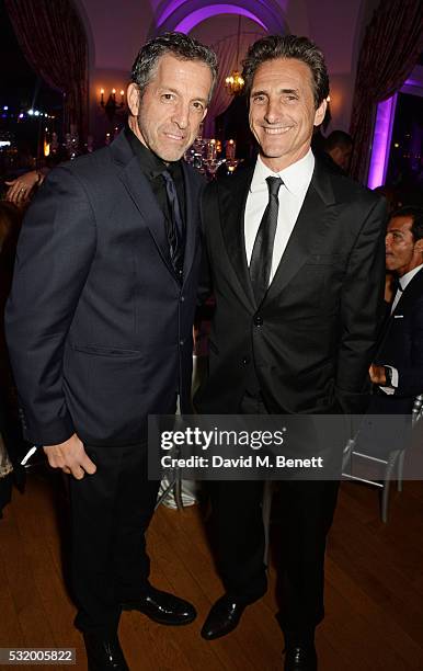 Kenneth Cole and Lawrence Bender attend the de Grisogono party during the 69th Cannes Film Festival at Hotel du Cap-Eden-Roc on May 17, 2016 in Cap...