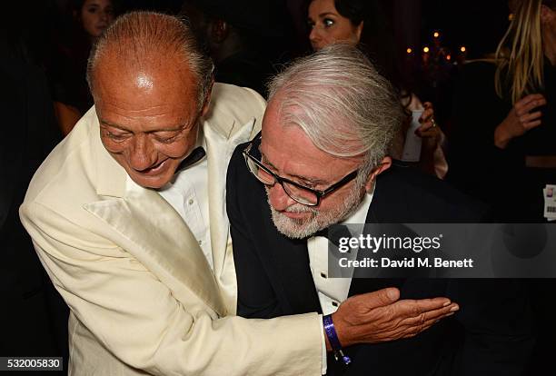 Fawaz Gruosi and Raffy Manoukian attend the de Grisogono party during the 69th Cannes Film Festival at Hotel du Cap-Eden-Roc on May 17, 2016 in Cap...