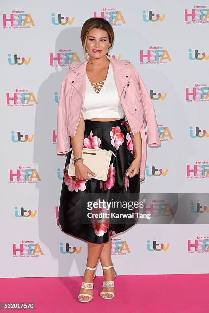 Jessica Wright attends the Lorraine's High Street Fashion Awards at Grand Connaught Rooms on May 17, 2016 in London, England.