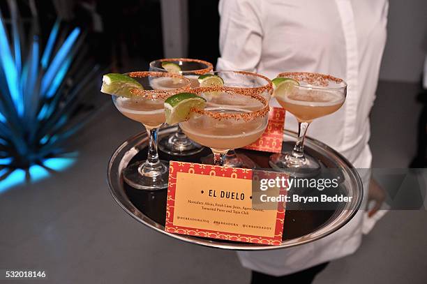 General view of the El Duelo cocktail available for guests as Casa Herradura visits New York City on May 17, 2016 in New York City.
