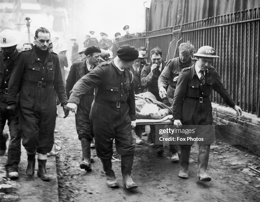 Blitz Victim Rescued