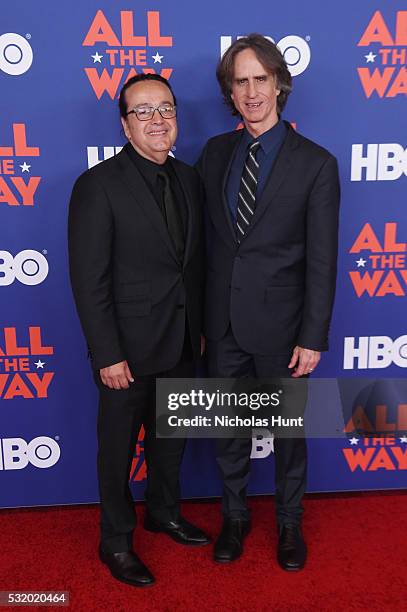 President of HBO Films Len Amato and director Jay Roach attend the NYC special screening of HBO Films' "All The Way" at Jazz at Lincoln Center on May...