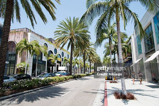 rodeo drive - beverly hills rodeo drive stock pictures, royalty-free photos & images