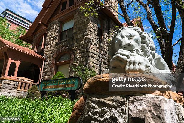 molly brown house, capitol hill neighborhood, denver - denver housing stock pictures, royalty-free photos & images