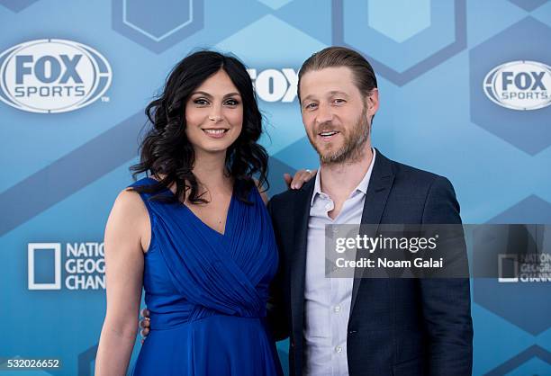 Actors Morena Baccarin and Ben McKenzie attend the 2016 Fox Upfront at Wollman Rink, Central Park on May 16, 2016 in New York City.