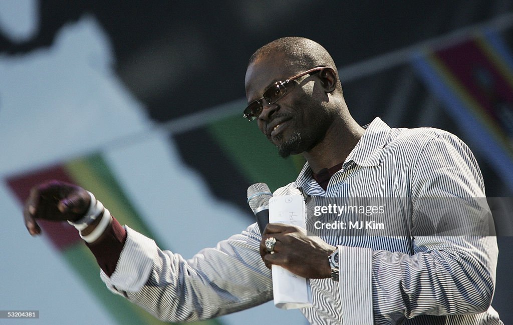 Live 8 Edinburgh - Stage