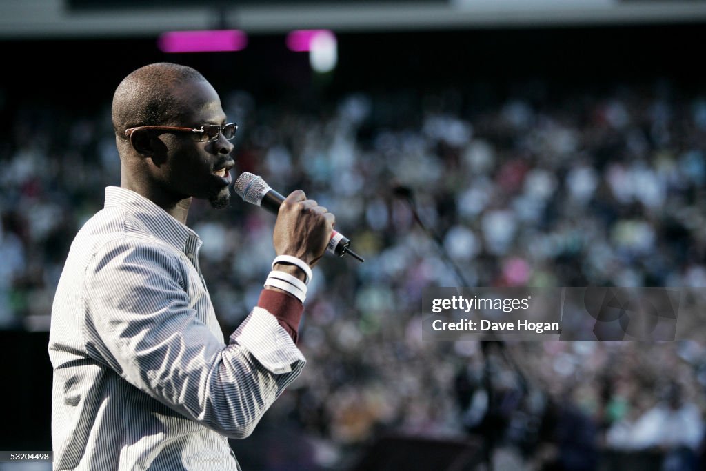 Live 8 Edinburgh - Stage