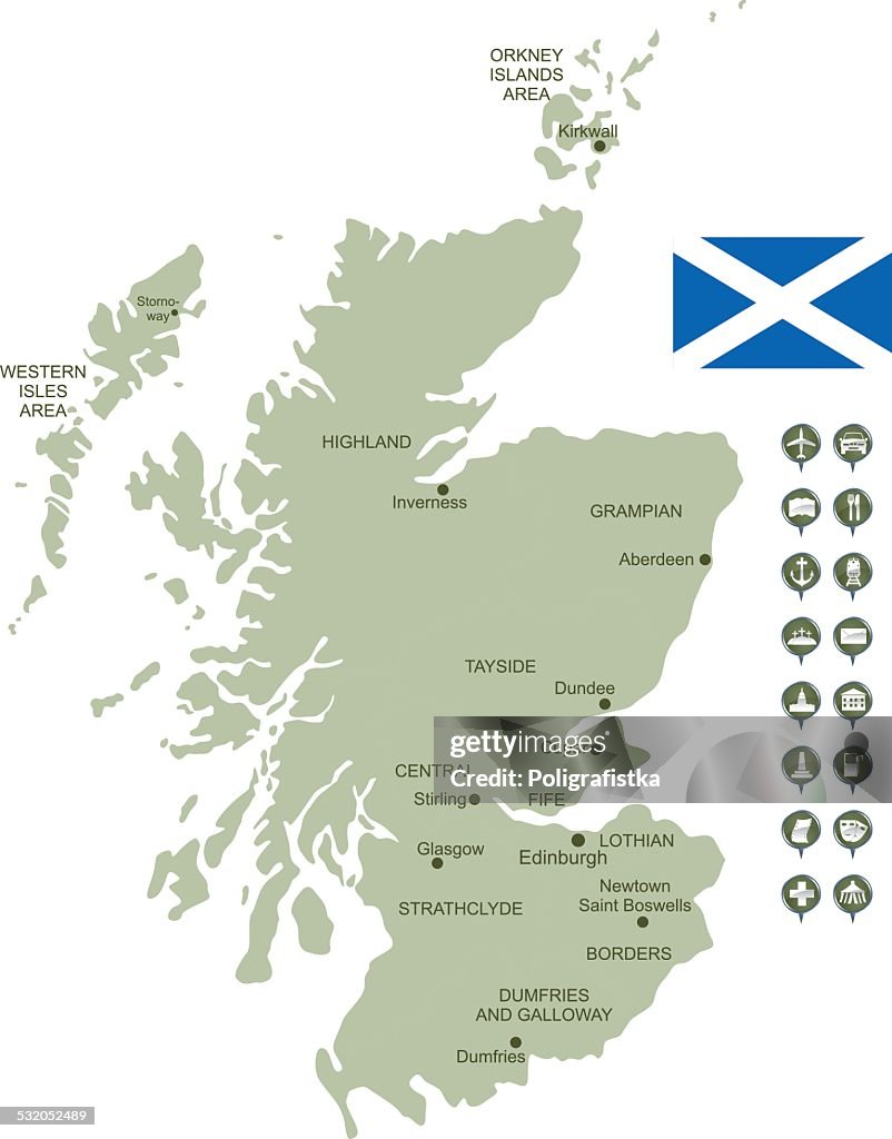 Map of Scotland